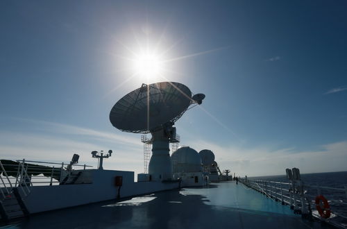 资源一号02星 海上测控任务圆满完成 远望7号船全年任务圆满完成